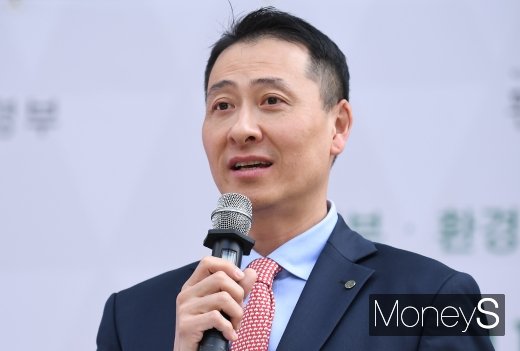 [머니S포토] 송호섭 스타벅스커피 코리아 대표의 인사말