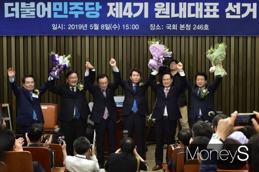 [머니S포토] 전대협 초대의장 출신 이인영, 민주당 원내사령탑 등극