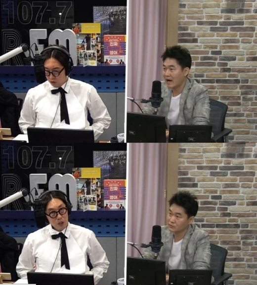김영철과 최재원 다음소프트 이사. /사진=보이는 라디오 '김영철의 파워FM' 캡처
