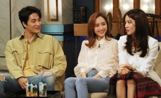민우혁, 윤태진, 진아름(왼쪽부터). /사진=진아름 인스타그램