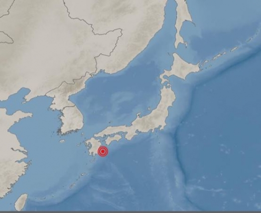 일본규슈에서 규모 6.3의 지진이 발생했다./사진=기상청 홈페이지 캡처