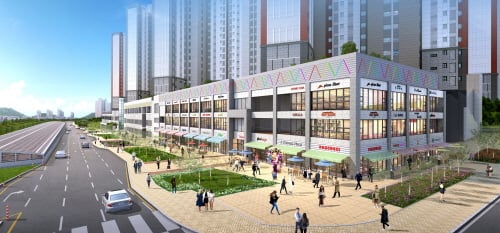 1층 상가가 3.3㎡당 1000만원대? '신동백 두산위브더제니스 애비뉴' 몰리는 이유는?