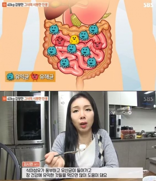 '모유유산균' 락토바실러스가세리bnr17. /사진=SBS 방송화면 캡처