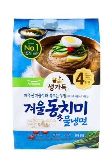 풀무원, 톡 쏘는 동치미 국물 맛 강화한 가정간편식 제품 ‘겨울동치미 물냉면’ 선봬