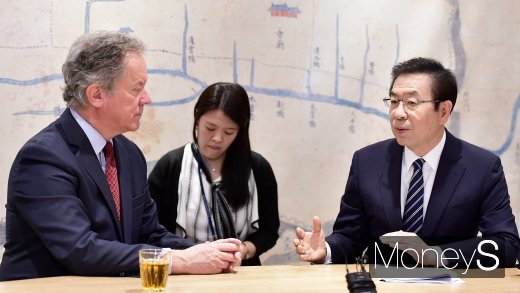 [머니S포토] 박원순, 대북 식량 지원관련 WFP 사무총장과 면담