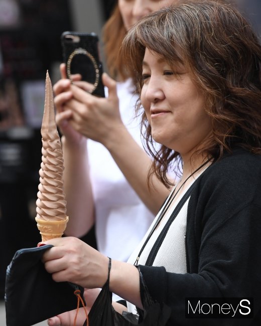 [머니S포토] '아이스크림이 맛있는 날'