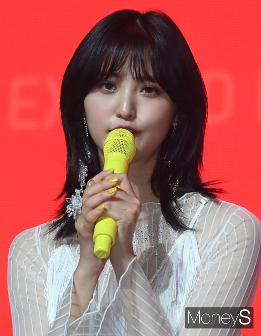 [머니S포토] 소속사 계약 종료 소감 밝히는 EXID 정화