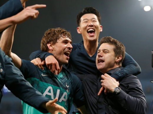 지난달(한국시간) 18일 영국 맨체스터 에티하드 스타디움에서 열린 UEFA 챔피언스리그 8강 2차전 경기는 토트넘에 있어서 이번 시즌 최고의 순간 중 하나였다. /사진=로이터