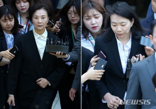 이명희. 조현아. /사진=뉴시스