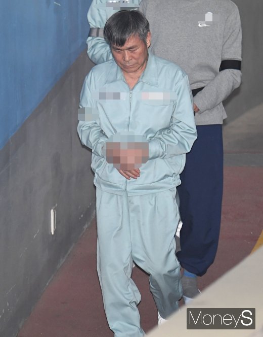 [머니S포토] 이재록 목사, 항소심 선고 공판 출석