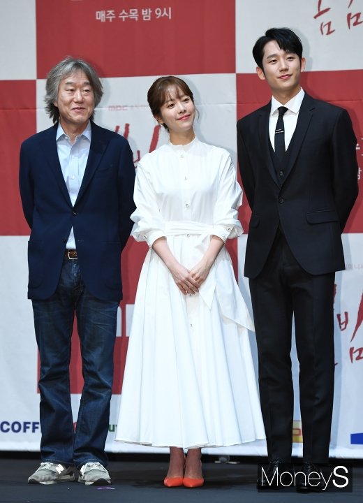 [머니S포토] 안판석·한지민·정해인, 봄밤의 주역들