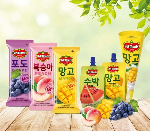 롯데푸드, 망고콘·복숭아바 등 여름 성수기 맞아 과일 맛 빙과 출시!