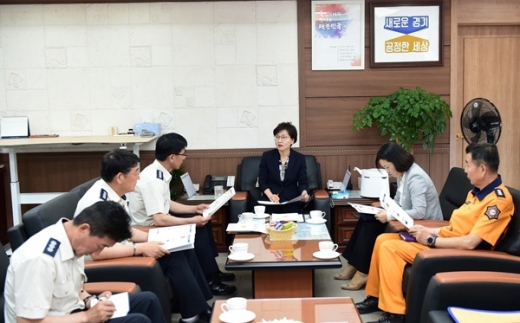 이화순 경기도부지사, 대진테크노파크·포천소방서 현장 행보. / 사진제공=경기북부청
