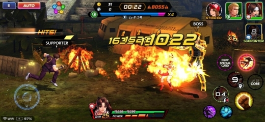 KOF 올스타 전투장면. /사진=머니S DB