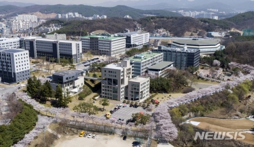 경기도 용인시 명지대학교 자연캠퍼스 차세대과학관 뒤 벚꽃길. /사진=뉴시스