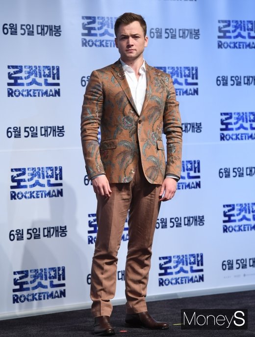 [머니S포토] 태런 에저튼, 아무나 소화하기 힘든 스타일링