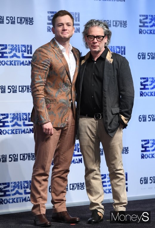 [머니S포토] 영화 '로켓맨'의 태런 에저튼·덱스터 플레처