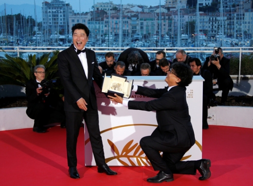 송강호 봉준호. /사진=로이터