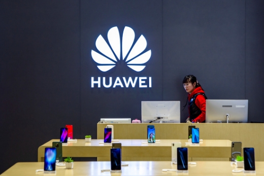 중국 상하이의 한 화웨이 매장. /사진=로이터