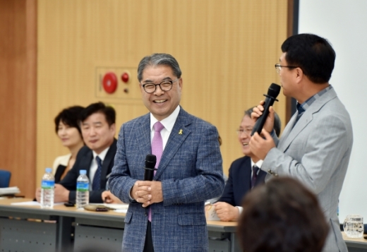신규 중등교장과의 간담회 모습. / 사진제공=경기도교육청