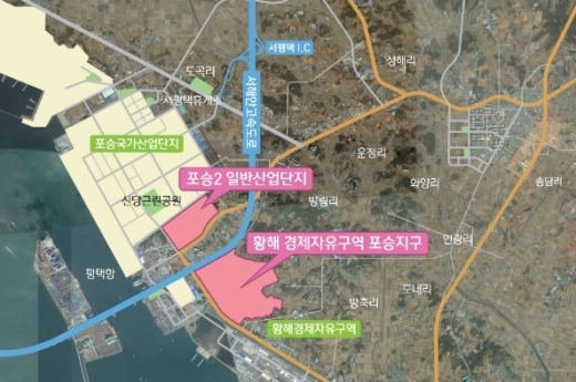 평택시 포승2 산업단지 위치도. / 자료제공=평택도시공사