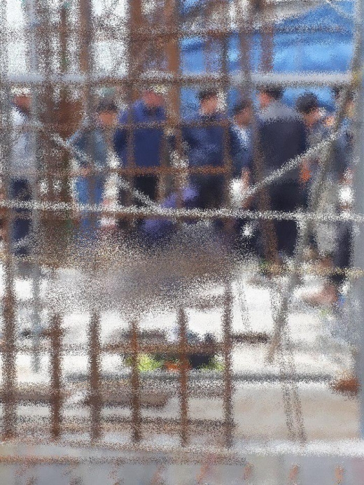 신서천화력발전소 당시 사고 현장. /사진=전국플랜트건설노동조합 전북지부 제공