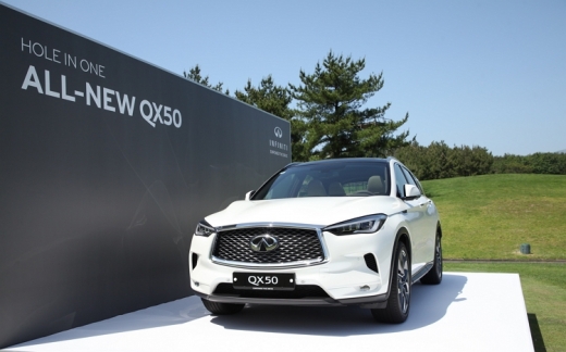 인피니티코리아, KLPGA 홀인원 경품 차량으로 프리미엄 중형SUV QX50 제공. /사진=인피니티코리아