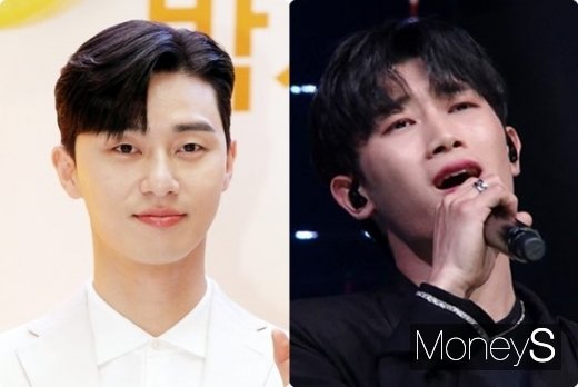 지동국 박서준. /사진=임한별 기자, Mnet 방송캡처