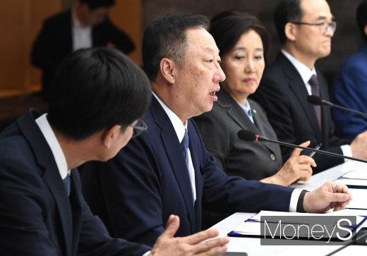 [머니S포토] 인사말하는 박용만 대한상공회의소 회장