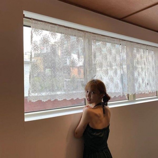 AOA 지민, 날개뼈 드러난 마른 몸매 '눈길'