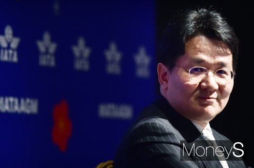 [머니S포토] 조원태 회장, 상속 둘러싼 가족 간 갈등설에 대한 입장은