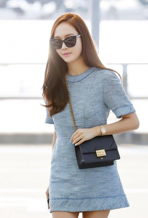 [★공항패션] 제시카 크리스탈, 미녀 자매의 우월한 각선미
