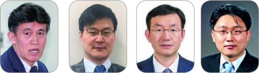 (왼쪽부터)최배근 건국대 경제학과 교수, 라정주 파이터치연구원장, 성태윤 연세대 경제학과 교수,김유겸 케이프증권 리서치본부장. / 사진= 본인 제공