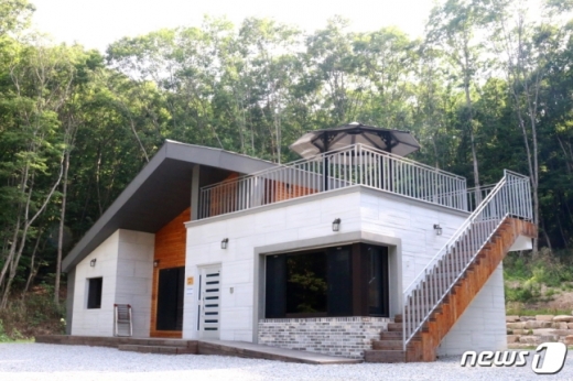2019년 여름 성수기 추첨 결과 최고의 경쟁률을 기록한 국립대야산자연휴양림 숲속의집 '대야산'. /사진=국립자연휴양림관리소