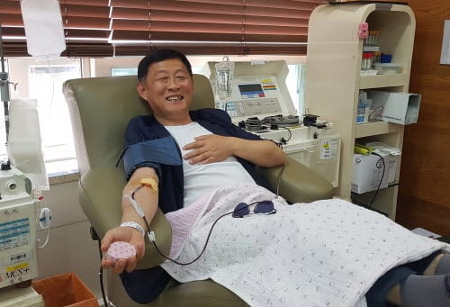 포천시 이동면 헌혈왕 송영호 씨. / 사진제공=포천시 