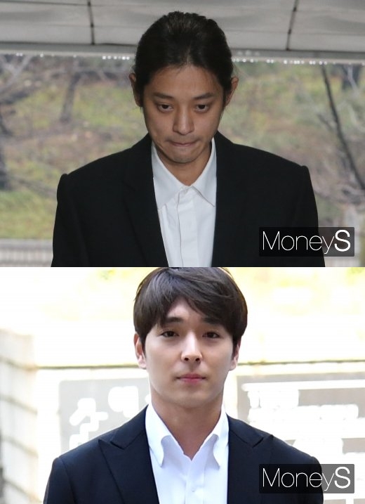 정준영(위), 최종훈. /사진=장동규 기자