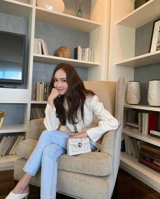 제시카, 뉴욕 아침서 빛난 '청순 외모'