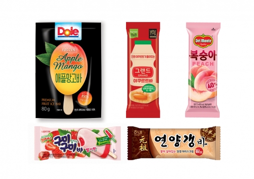 사진=왼쪽 상단부터 시계방향으로 돌(Dole)코리아, 한국야쿠르트, 롯데푸드, 해태, 롯데제과