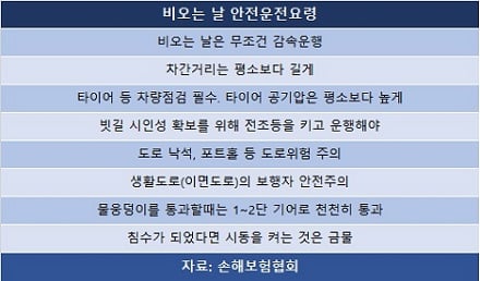 [똑똑보험] 장마철 침수차량 어디까지 보상되나