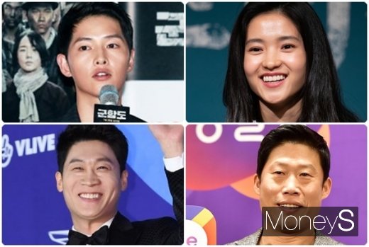 승리호. 사진은 송중기, 김태리, 유해진, 진선규(위쪽부터 시계방향). /사진=머니SDB, 제이와이드컴퍼니 제공