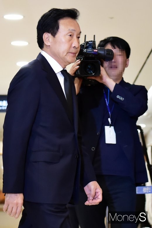 [머니S포토] 이희호 빈소, 무거운 표정 엿보인 손학규