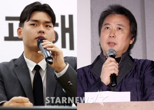 더 이스트라이트 전 멤버 이석철. 미디어라인 엔터테인먼트 김창환 회장. /사진=스타뉴스  