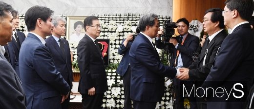청와대 조문단. /사진=임한별 기자   