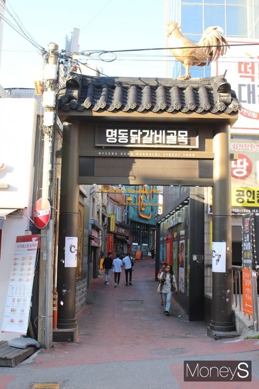 명동닭갈비골목. /사진=박정웅 기자