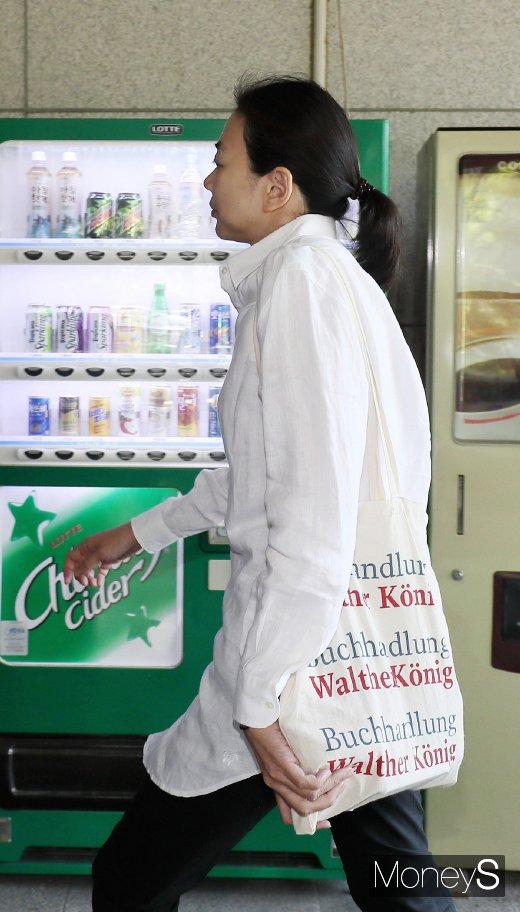 [머니S포토] 해외 구입물품 밀수 혐의 조현아, 1심 선고공판 출석