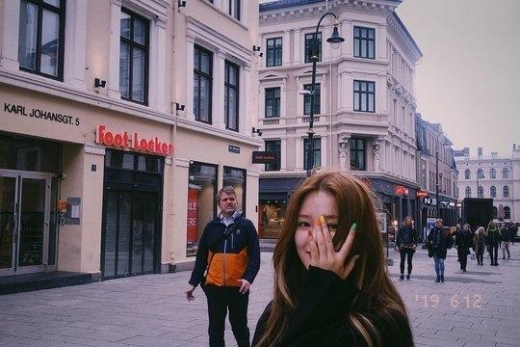 낸시, 열애설 후 근황 '청순매력'