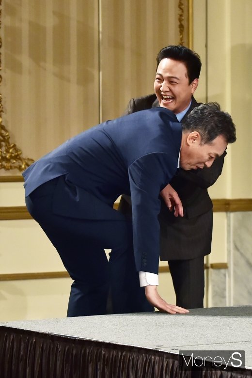 [머니S포토] 보좌관 김갑수-정웅인, 시작부터 웃음 '빵' 제작발표회 초토화