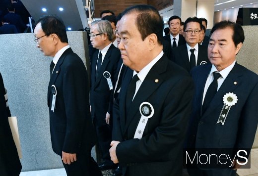 [머니S포토] 고 이희호 여사 발인식 함께한 정계인사