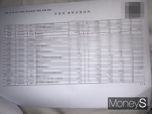 A씨가 받은 진료서./사진=A씨 제