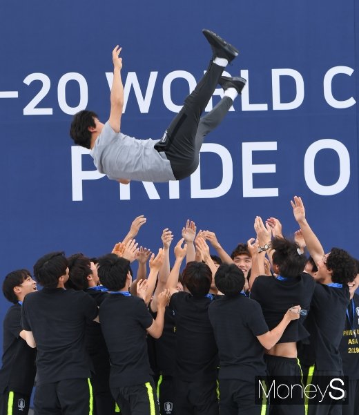 U-20 축구대표팀. /사진=장동규 기자   
